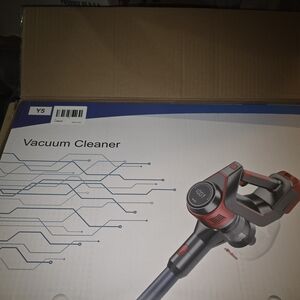 Red Handheld Cordless Vacuum Cleaner - Portable Stick Vacuum